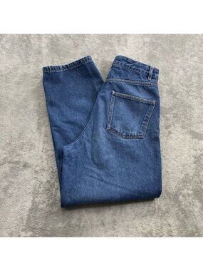 KOTN Jeans Women 29x28” Blue 90s Mom Denim Grunge Art Boho High Rise Casual